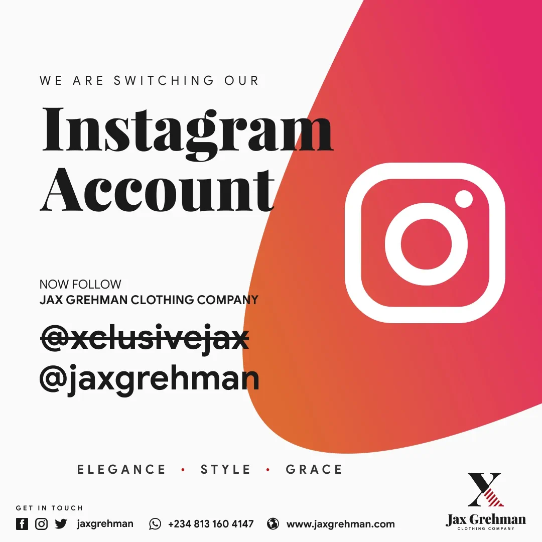 Jax IG Account Change